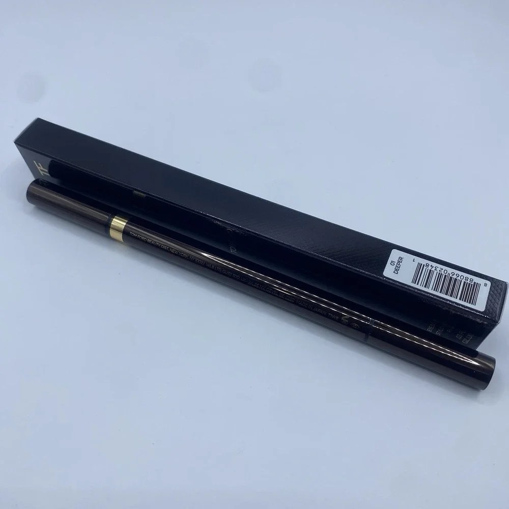 Tom Ford Eye Defining Dual Tip Eye Liner 01 DEEPER Black NEW